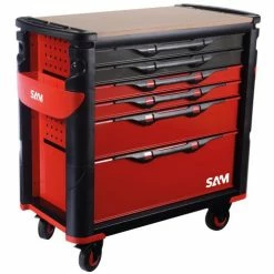 Servante 41 6 tiroirs avec plateau Sam Outillage - 416-XLZ