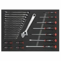 Jeu de 200 outils en modules mousse Sam Outillage - CPP-200PMZ