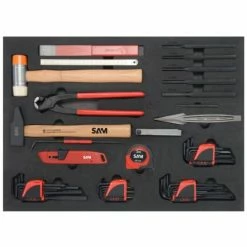Jeu de 200 outils en modules mousse Sam Outillage - CPP-200PMZ -Aménagement de l'atelier Soldes AFD 124969