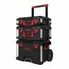 Pack 3 pièces Milwaukee (trolley + coffret + coffret large) PACKOUT - 4932464244